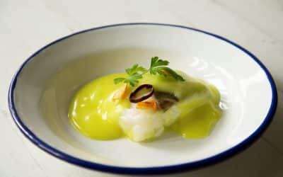 Bacalao al Pil Pil con Aceite de Aguacate